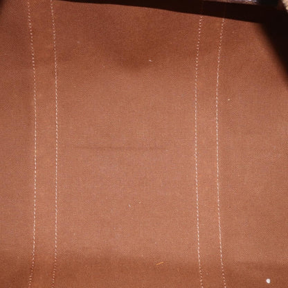 Celine Vintage Duffle Macadam Coated Canvas, Brown, Canvas, Handbag