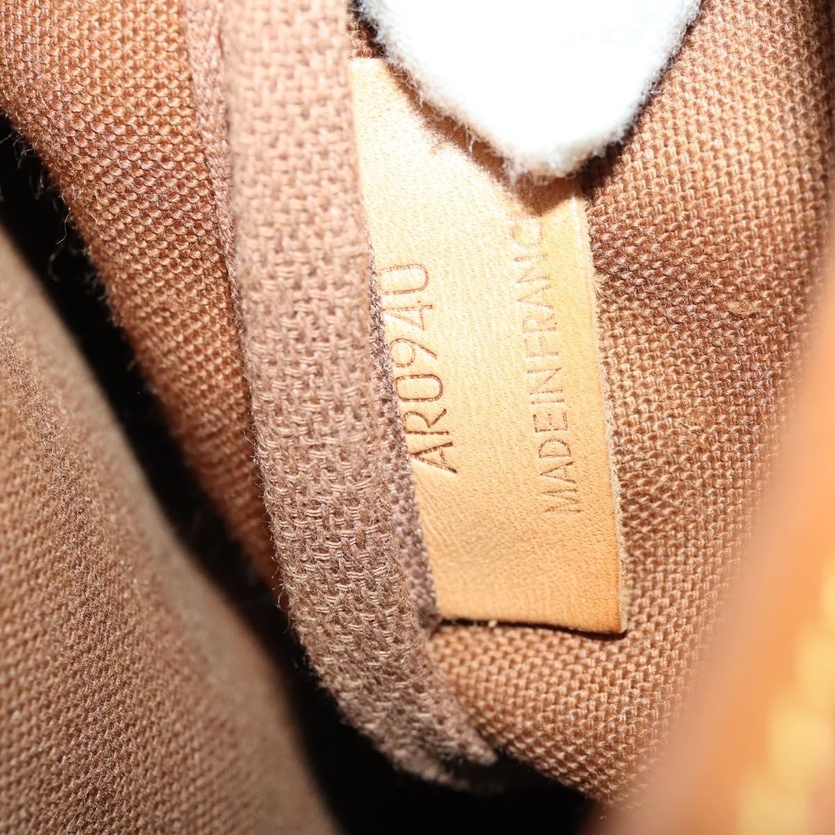 Louis Vuitton Saumur Monogram Canvas, Brown, Canvas, Shoulder Bag