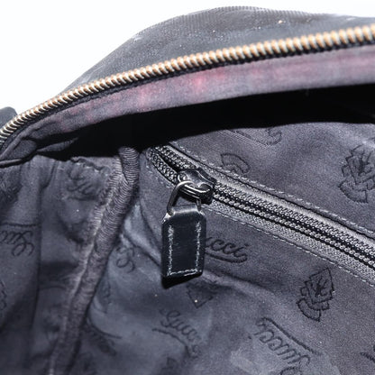 Gucci Zip Messenger GG Imprime, Black, Canvas, Shoulder Bag