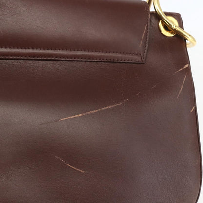 Prada Vintage Leather, Brown, Leather, Shoulder Bag