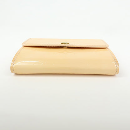 Louis Vuitton Ludlow Vernis, Beige, Patent Leather, Wallet
