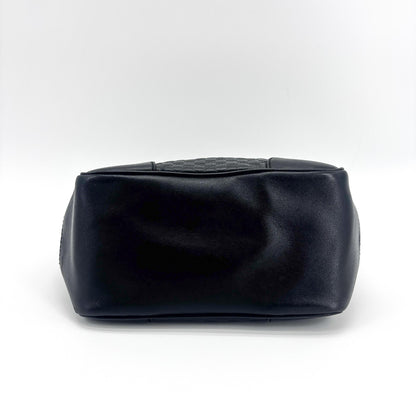 Gucci Bree Microguccissima Leather, Black, Leather, Tote Bag