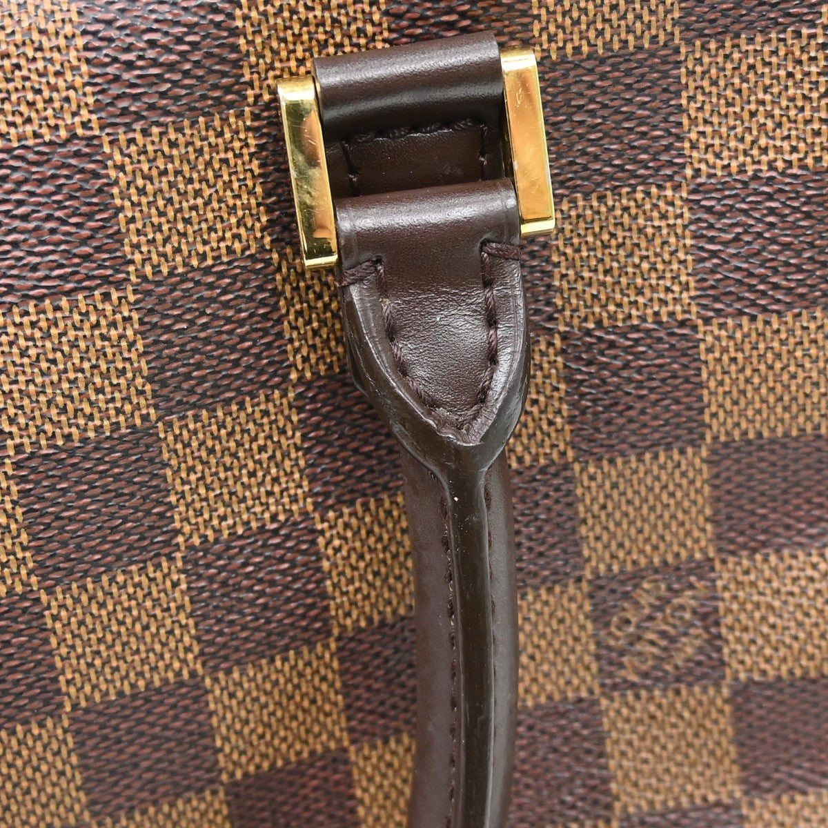 Louis Vuitton Brera Damier, Brown, Canvas, Handbag