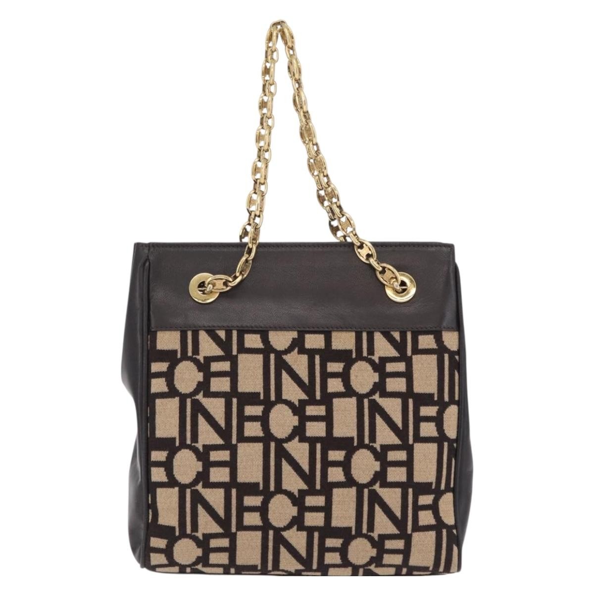 Celine Tote Leather, Beige, Leather, Tote Bag