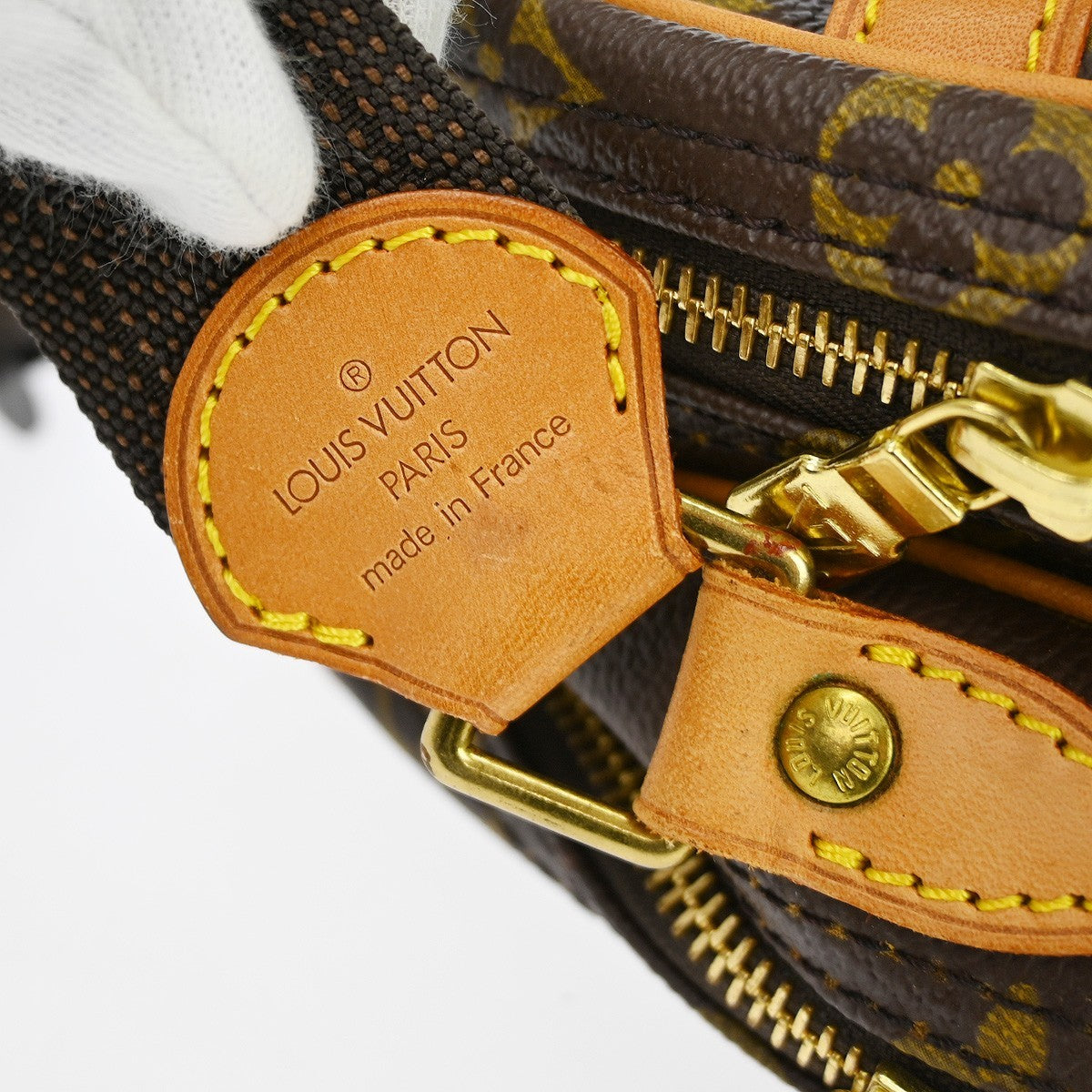 Louis Vuitton Reporter Monogram, Brown, Canvas, Shoulder Bag
