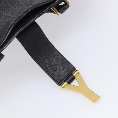 Saint Laurent Classic Y Cabas Leather, Black, Leather, Tote Bag