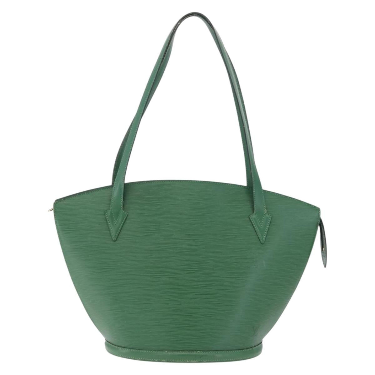Louis Vuitton Saint Jacques Epi Leather, Green, Leather, Handbag