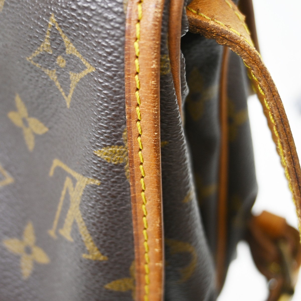 Louis Vuitton Saumur Canvas, Brown, Canvas, Shoulder Bag