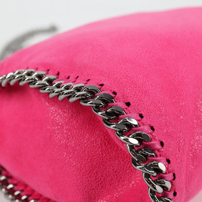 Stella McCartney Falabella Fold Over Suede, Pink, Suede, Shoulder Bag