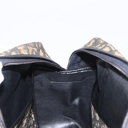 Christian Dior Vintage Trotter Romantique Boston Diorissimo Coated Canvas, Navy, Canvas, Shoulder Bag
