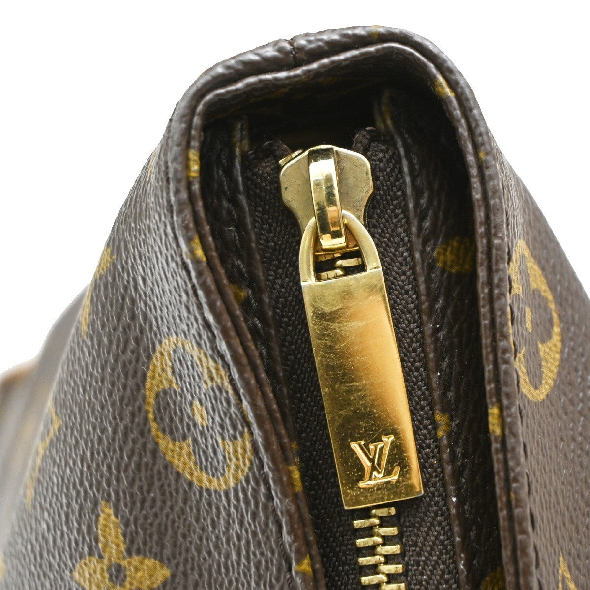 Louis Vuitton Cabas Mezzo Monogram Canvas, Brown, Canvas, Tote Bag