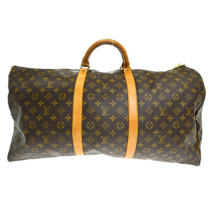 Louis Vuitton Keepall Monogram Canvas, Brown, Canvas, Travel Bag