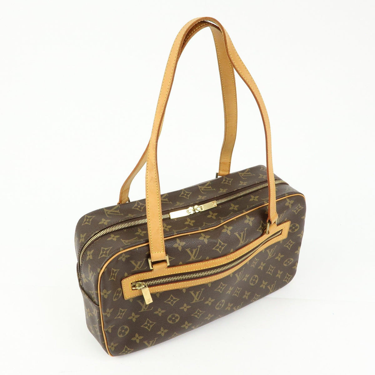 Louis Vuitton Cite Monogram Canvas, Brown, Canvas, Handbag