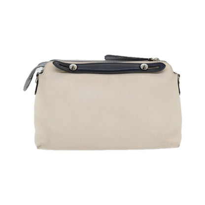 Fendi By The Way Satchel Leather, Beige, Leather, Handbag