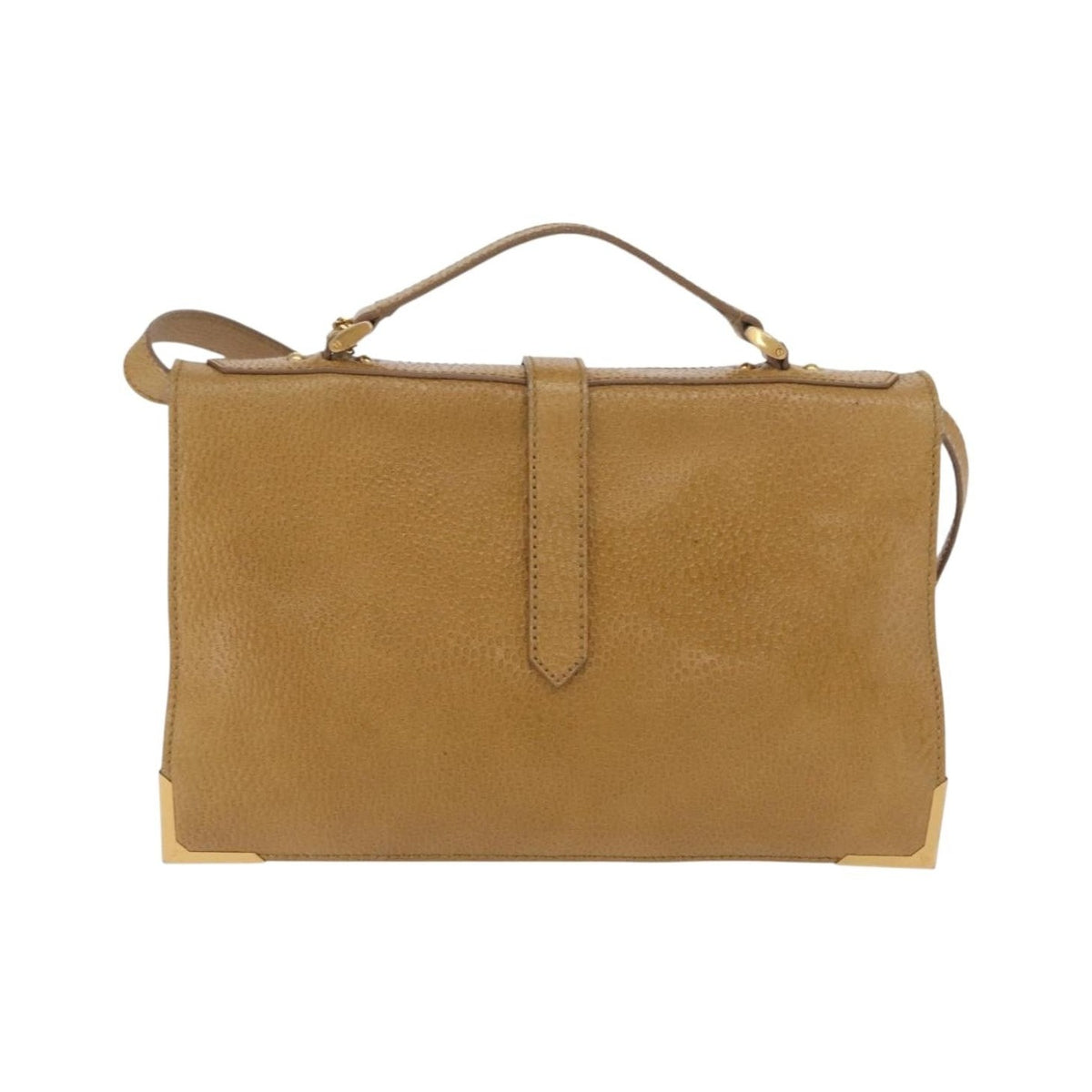 Fendi Classico No. 1 Zucca Canvas, Brown, Leather, Handbag