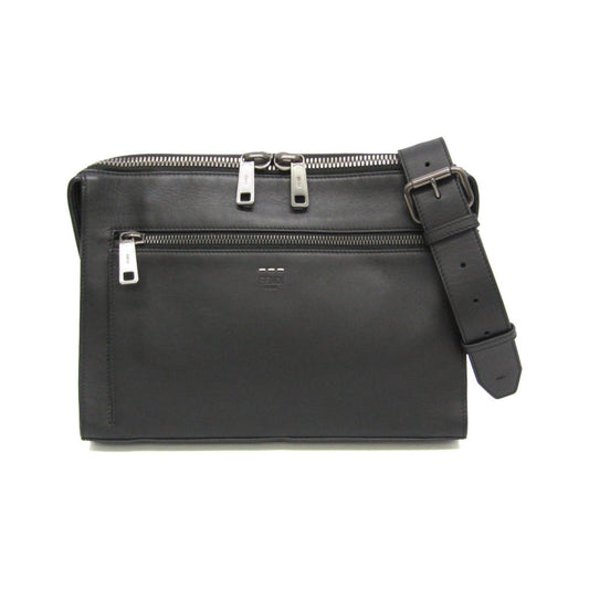 Fendi Convertible Document Holder Leather, Black, Leather, Briefcase