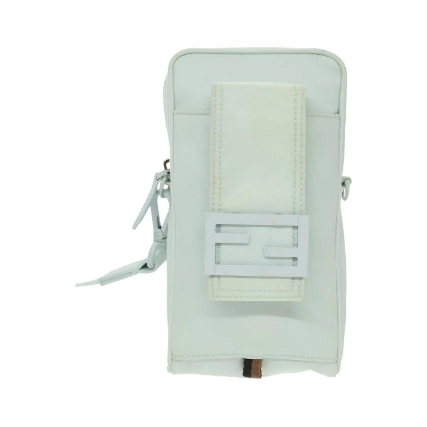 Fendi Crossbody Phone Holder Nylon, Blue, Nylon, Clutch