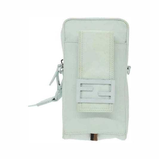Fendi Crossbody Phone Holder Nylon, Blue, Nylon, Clutch