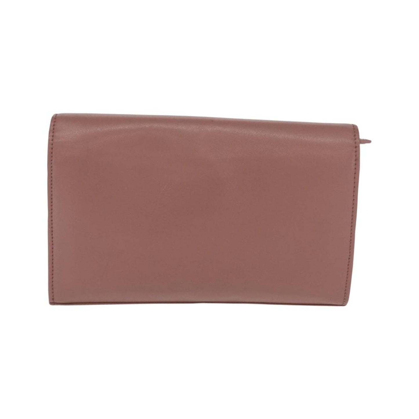 Fendi F is Fendi Wallet on Chain Leather, Pink, Leather, Shoulder Bag
