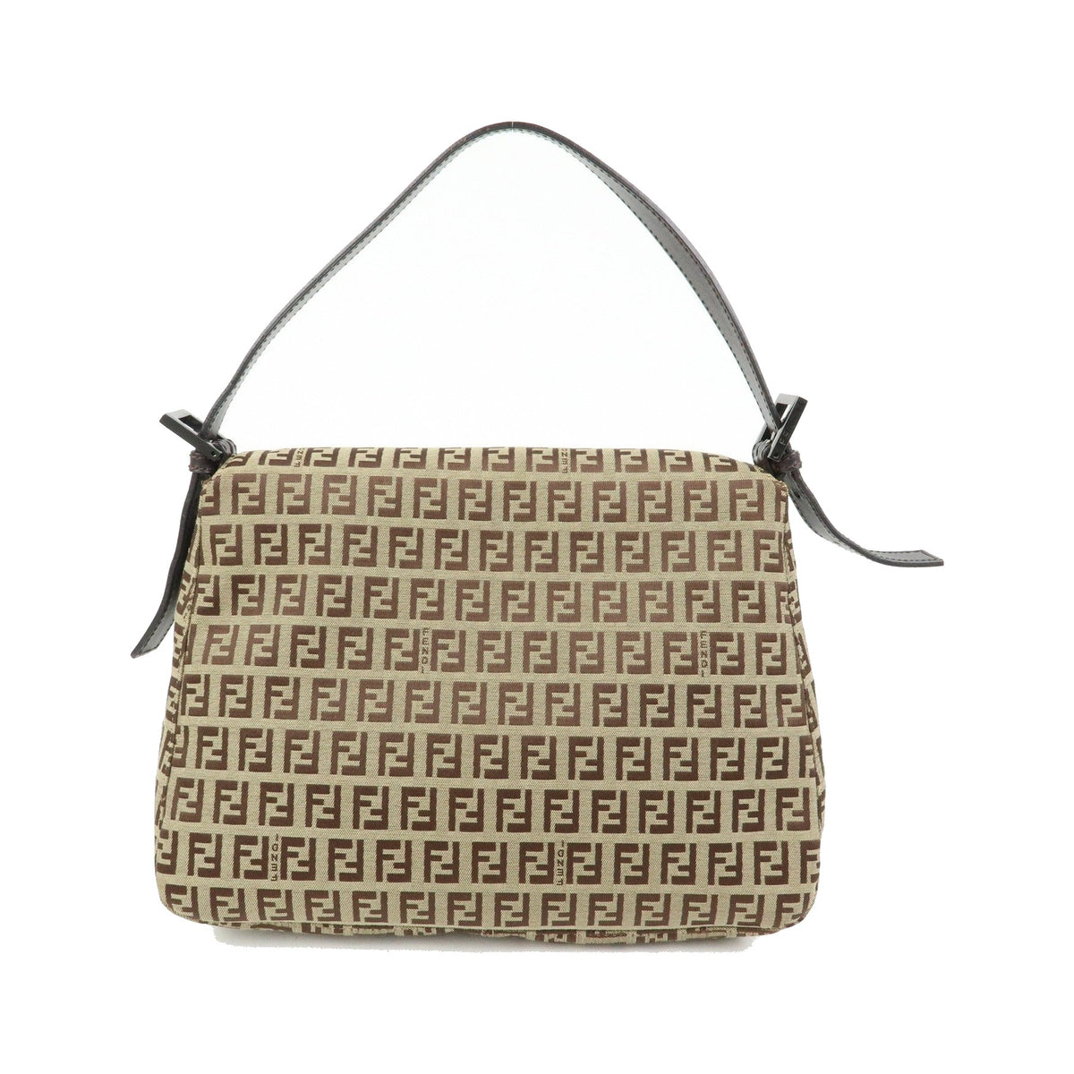 Fendi Fendi mamma baguette Jacquard Canvas, Beige, Canvas, Handbag