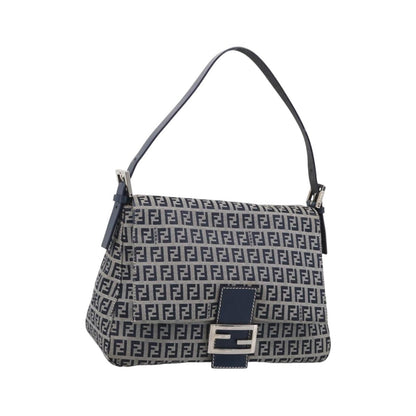 Fendi Fendi mamma baguette Monogram Canvas, Navy, Canvas, Handbag