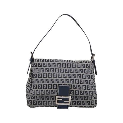 Fendi Fendi mamma baguette Monogram Canvas, Navy, Canvas, Handbag