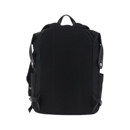 Fendi Fiend Nylon with Printed Leather, Black, Nylon, Backpack