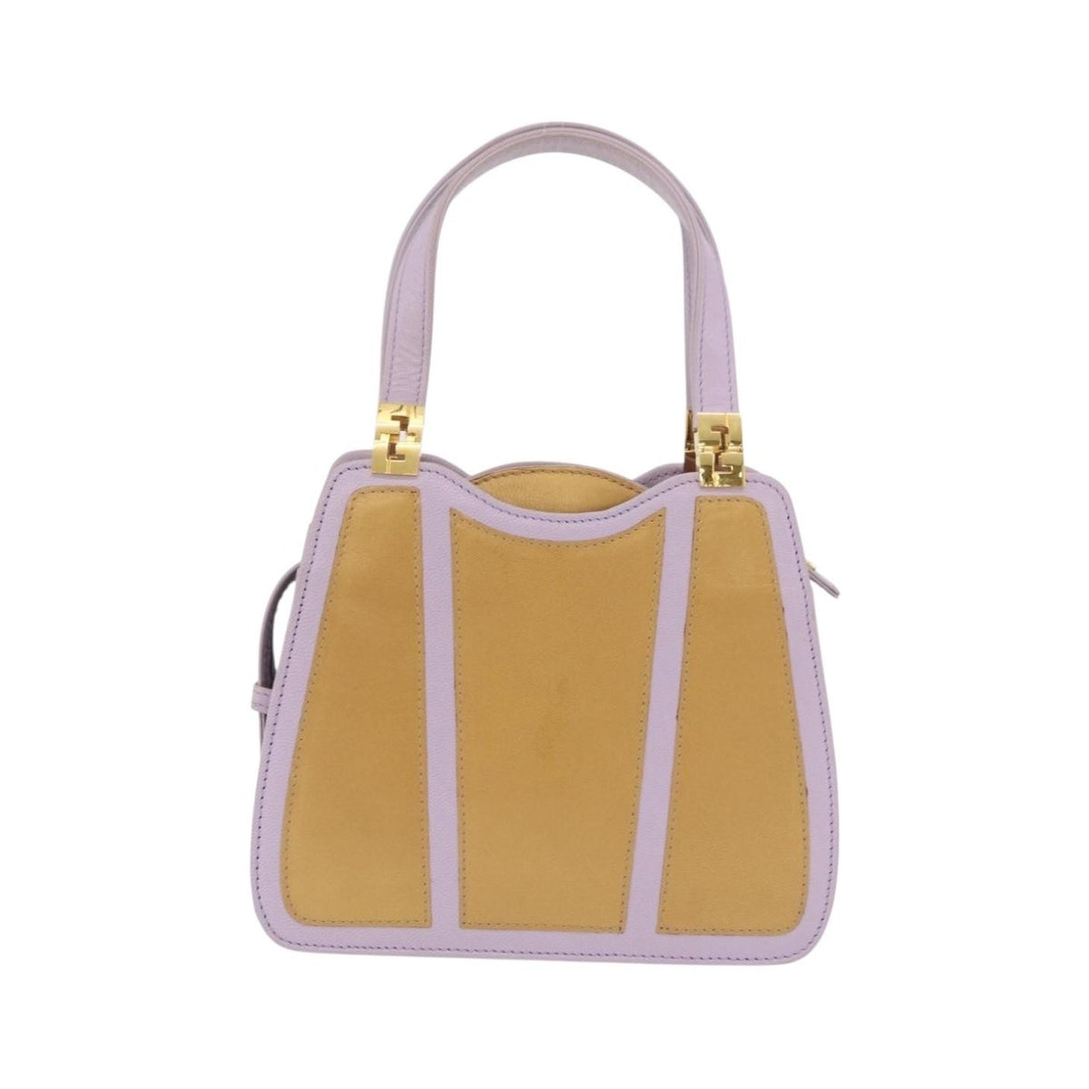 Fendi Handbag cuir, Purple, Leather, Handbag