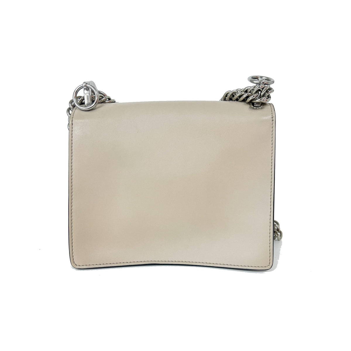Fendi Kan I Leather, Ecru, Leather, Shoulder Bag