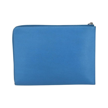 Fendi Monster Clutch Leather, Blue, Leather, Clutch