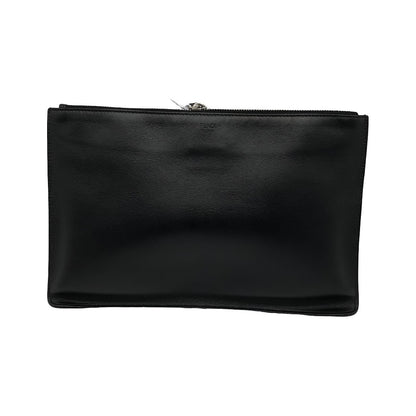 Fendi Monster Leather, Black, Leather, Clutch