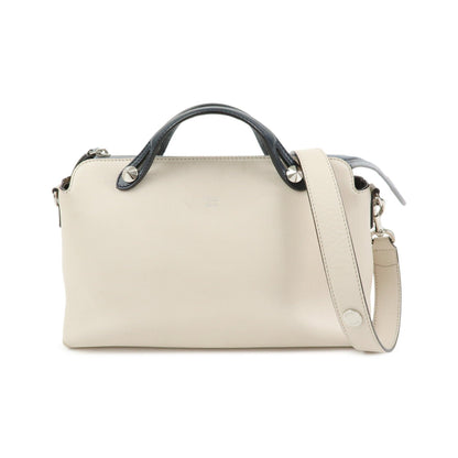 Fendi Selleria By The Way Satchel Leather, Neutral, Leather, Handbag