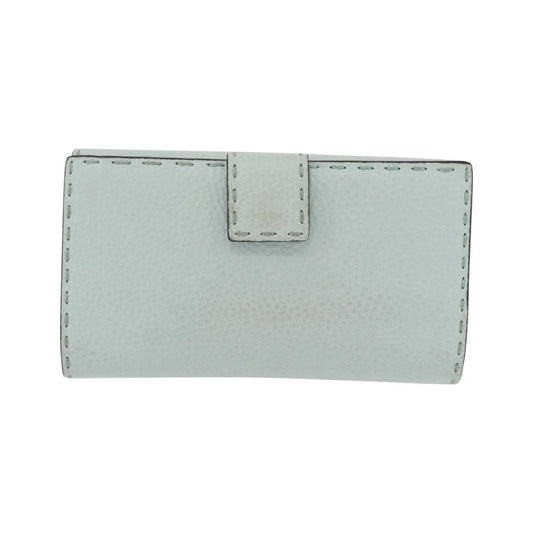 Fendi Selleria Peekaboo Leather, Green, Leather, Wallet