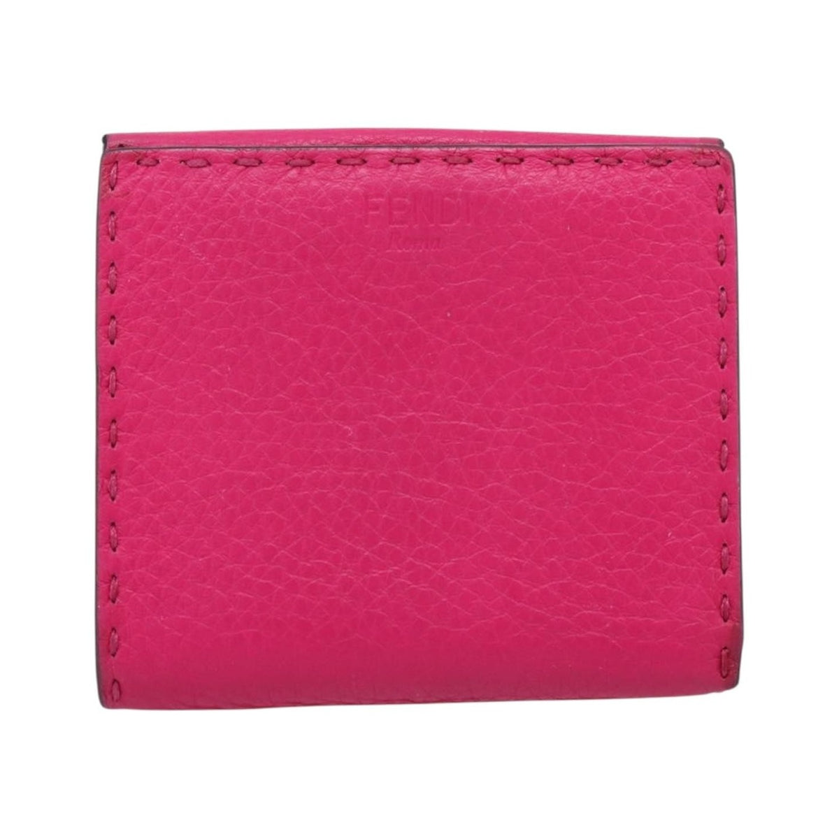 Fendi Selleria Peekaboo Leather, Pink, Leather, Wallet
