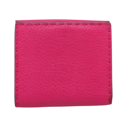 Fendi Selleria Peekaboo Leather, Pink, Leather, Wallet