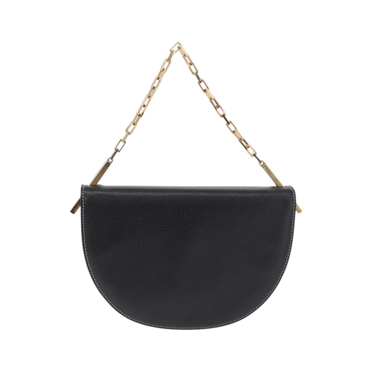 Fendi Shoulder Leather, Black, Leather, Shoulder Bag