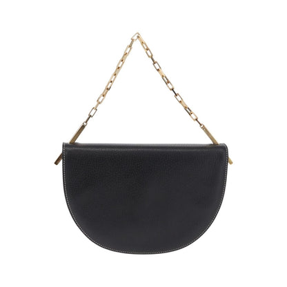 Fendi Shoulder Leather, Black, Leather, Shoulder Bag