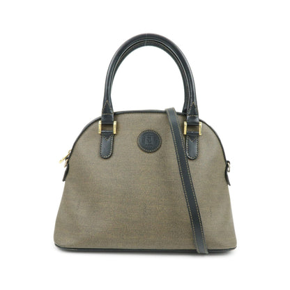 Fendi Vintage Dome Satchel Leather, Brown, Leather, Handbag