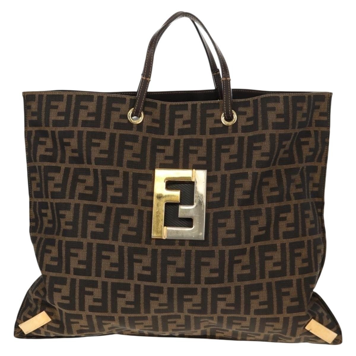 Fendi Vintage FF Logo Tote - Brandsamsara
