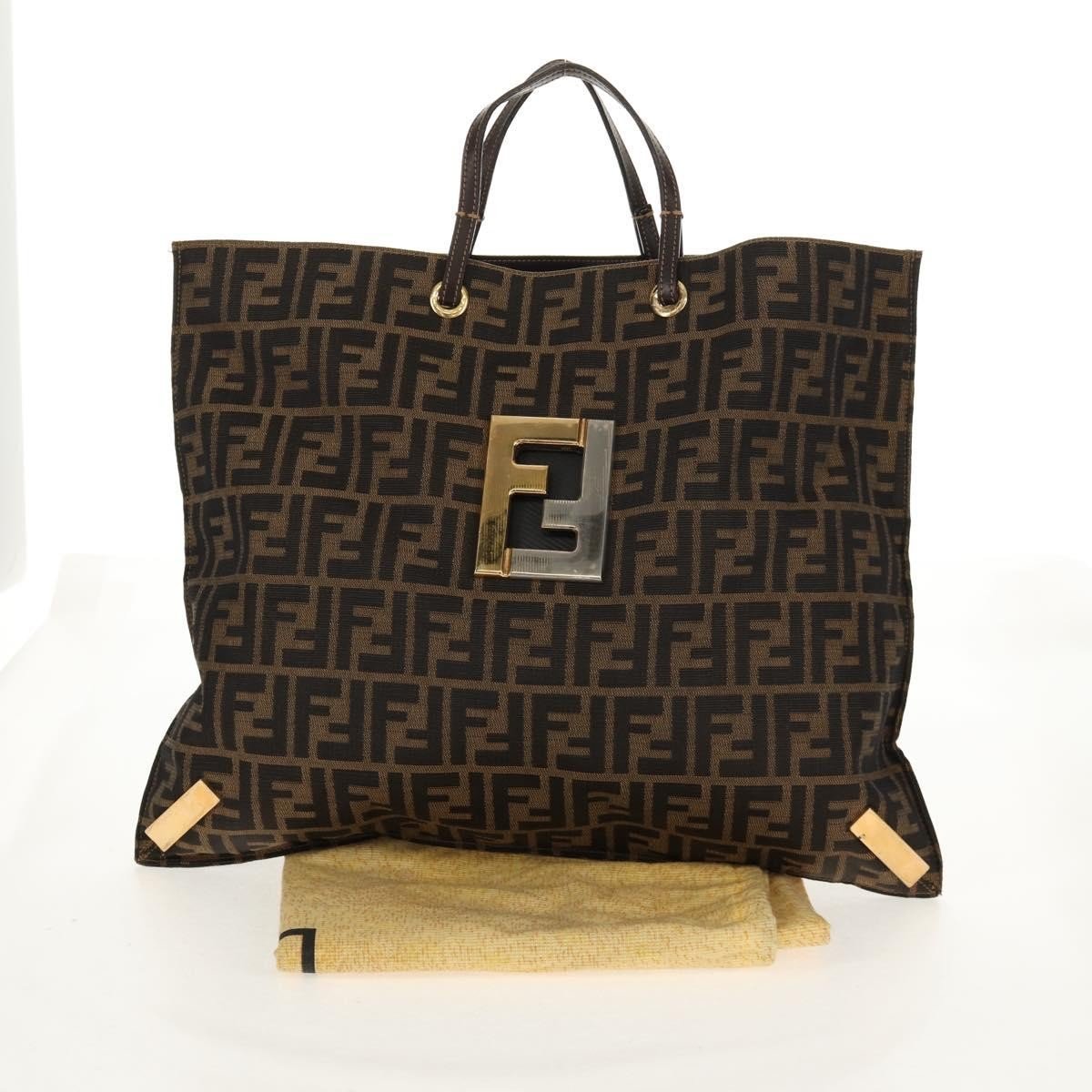 Fendi Vintage FF Logo Tote - Brandsamsara