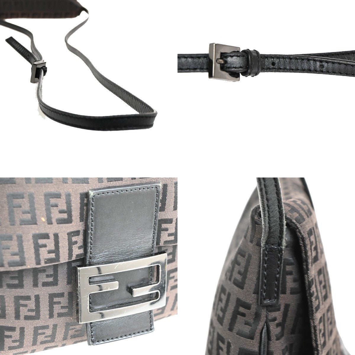 Fendi Vintage Flap Crossbody Bag - Brandsamsara