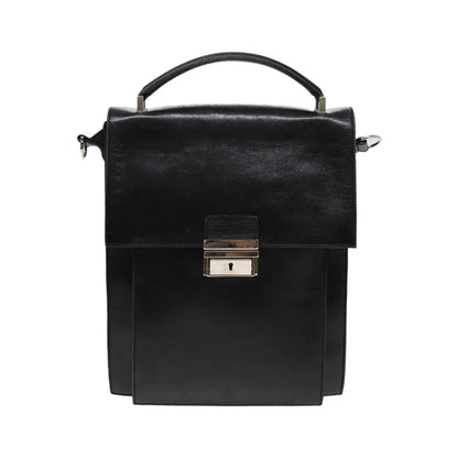 Fendi Vintage Leather, Black, Leather, Handbag