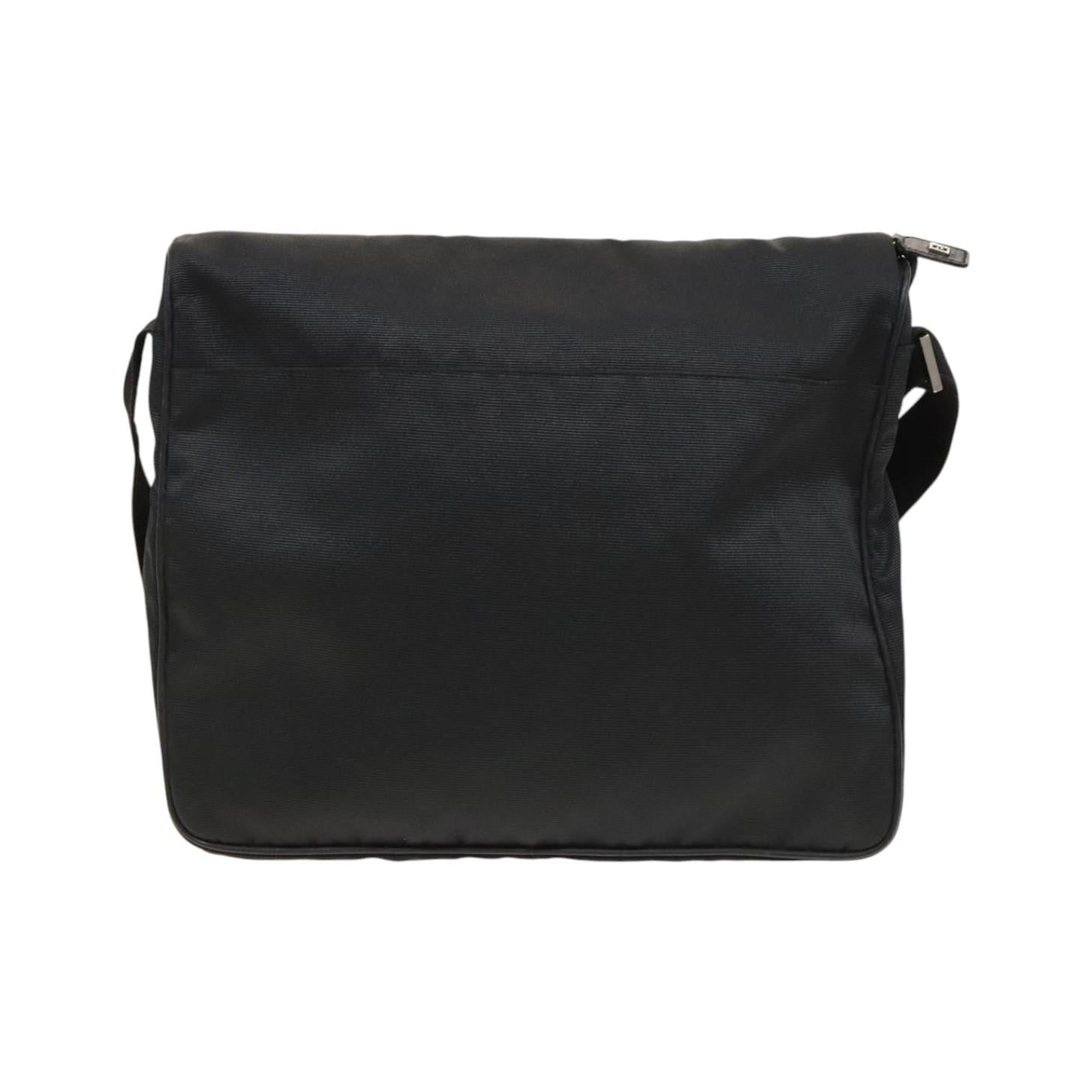 Fendi Vintage Nylon, Black, Nylon, Shoulder Bag