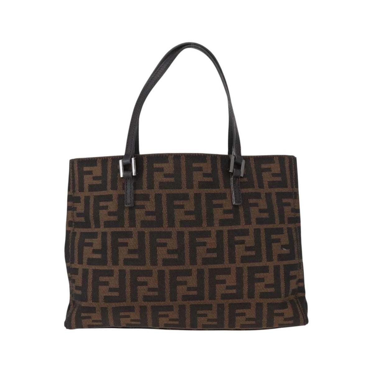 Fendi Vintage Open Tote Zucca Canvas, Brown, Canvas, Tote Bag
