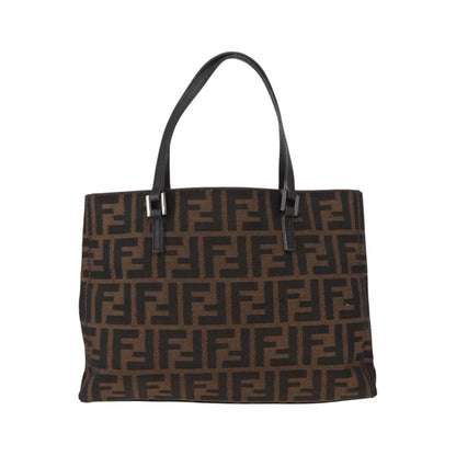 Fendi Vintage Open Tote Zucca Canvas, Brown, Canvas, Tote Bag