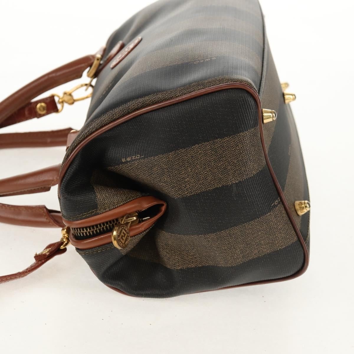 Fendi Vintage Pequin Convertible Boston Bag - Brandsamsara