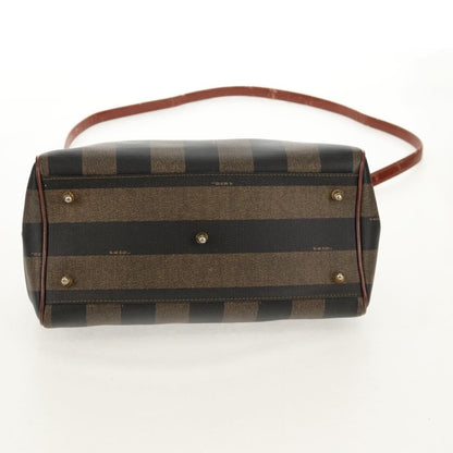 Fendi Vintage Pequin Convertible Boston Bag - Brandsamsara