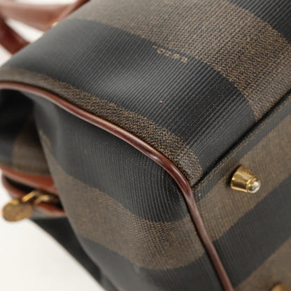 Fendi Vintage Pequin Convertible Boston Bag - Brandsamsara