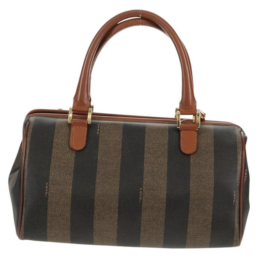Fendi Vintage Pequin Convertible Boston Bag - Brandsamsara
