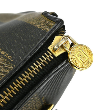 Fendi Vintage Pequin Convertible Zip Tote - Brandsamsara
